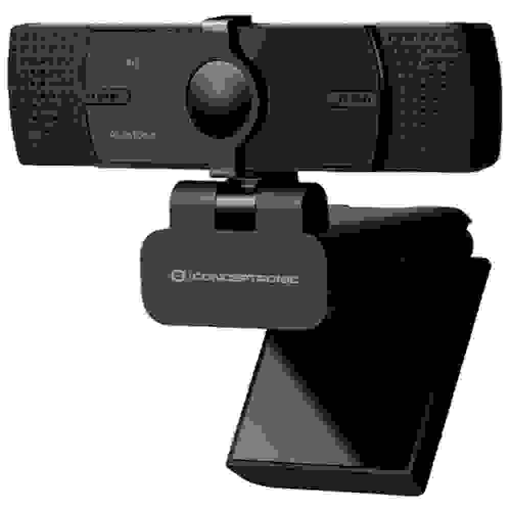 Conceptronic Amdis 4K Ultra HD - Webcam micrófono dual