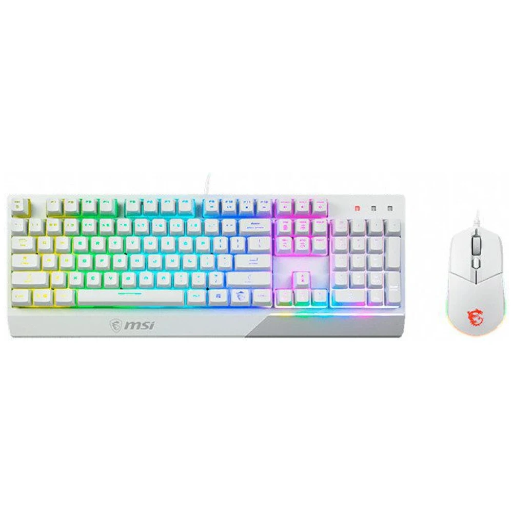 MSI Vigor GK30 Combo Blanco - Pack teclado + ratón gaming