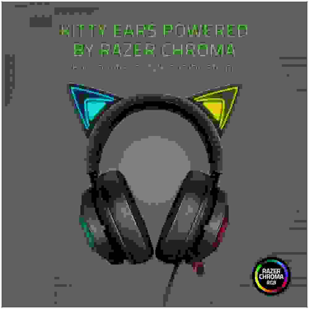 Razer Kraken Kitty Negro - Auriculares gaming